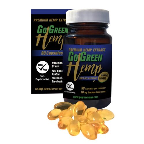 GoGreen Hemp CBD Gel Capsules